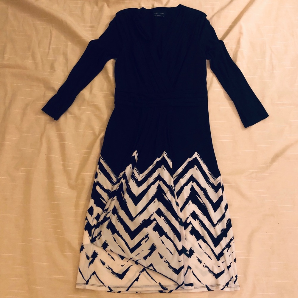 Max and Cleo Black/White Dress, Sz 2 - Picture 2 of 6